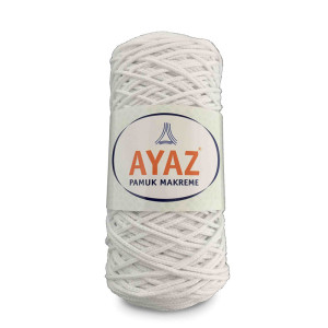 Ayaz Cotton Macrame 1208 ΛΕΥΚΟ