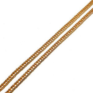 Μεταλλική Αλυσίδα Λεπτή Χρυσή 1cm (1 μέτρο) 