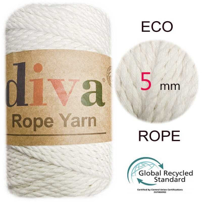 Diva Eco Rope Yarn (5mm) 288
