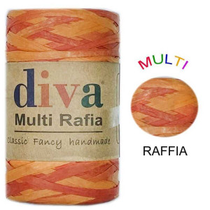Raffia Multicolor 201 (125gr. 180mt.)