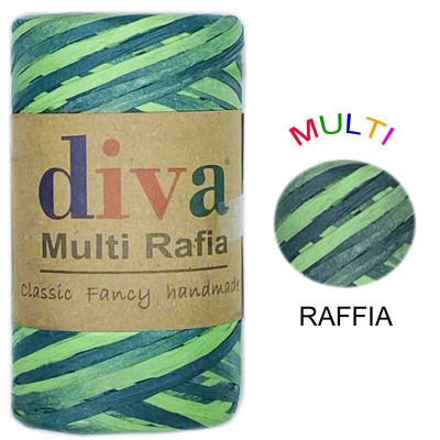 Raffia Multicolor 203 (125gr. 180mt.)