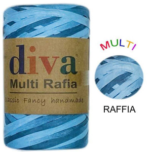 Raffia Multicolor 204 (125gr. 180mt.)