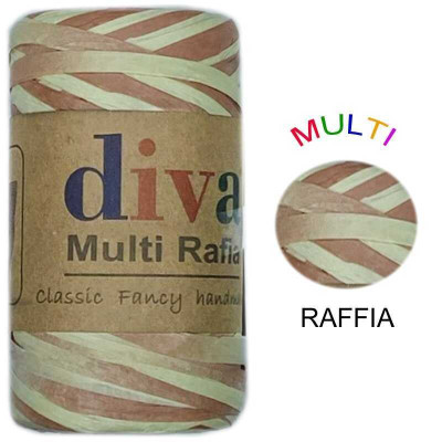 Raffia Multicolor 205 (125gr. 180mt.)