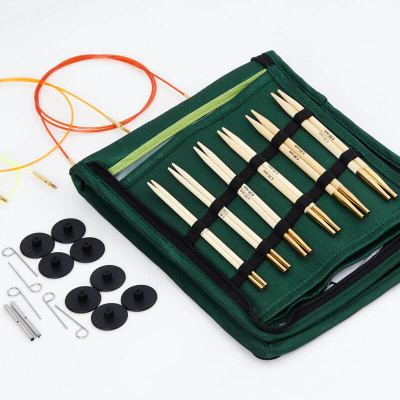 Knitpro Bamboo Deluxe IC Needle Set 22542